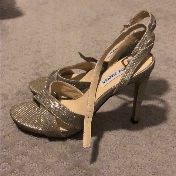 Steve Madden Glitter Heels - Picture 2 of 3